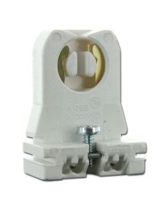 Leviton 13353- N  T8 Medium Bi-Pin - Non-shunted, low profile, slide on, screw and nut included