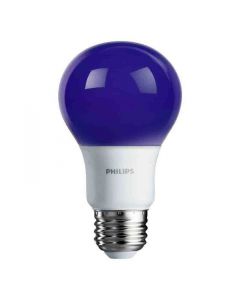 Philips 463208 A19 LED Bulb - BC8A19/LED/PURPLE/ND 120V