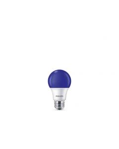 Philips 463240 A19 LED Bulb - 8A19/LED/BLUE/P/ND 120V 4/1FB 120V 