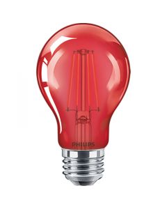 Philips 538207 A19 LED Bulb - 4A19/LED/RED/G/E26/ND 6/1BC 120V