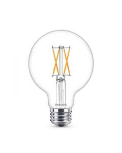 Philips 549352 Dimmable G25 LED Bulb - 2.7G25/PER/927-922/CL/G/E26/WGX1FB T20 120V