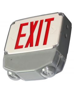 Blue Moon CWL1RGSDT Wet Location ALL LED Exit & Emergency Combo