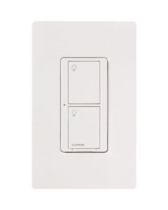 Lutron Caseta PD-5WS-DV-WH 120/277 5W Switch - White - BACKORDERED Until MAY 2022, LIMITED Stock On Hand