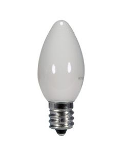 Satco S9157 LED C7 Bulb - 0.5W C7/WH/LED/120V/CD