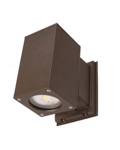Nicor OWCQ4U1033MV50BZ  Dorado 4" Square LED Cylinder Fixture - 33 Watts/ 3489L - 5000K - Bronze