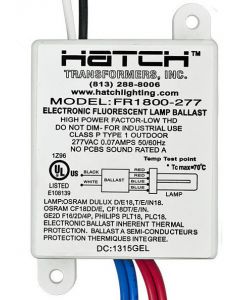 Hatch FR1800-277L Compact Fluroescent Ballast
