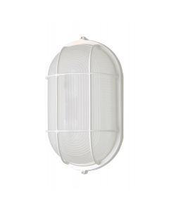 Satco 62-1410 - LED Oval Bulkhead - White