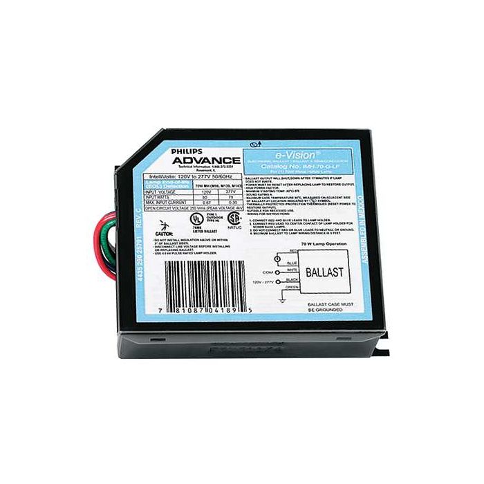 IMH100DBLS Ballast Advance eVision® Ballast 100 Watt Metal Halide